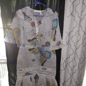 See by Chloe sheer summer dress butterfly large? 3